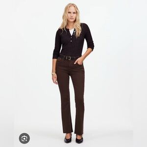 Madewell Kick Out Crop, Size 26